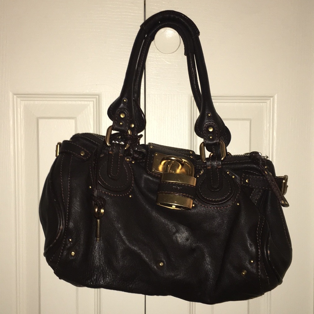 Authentic Chloe brown Paddington handbag